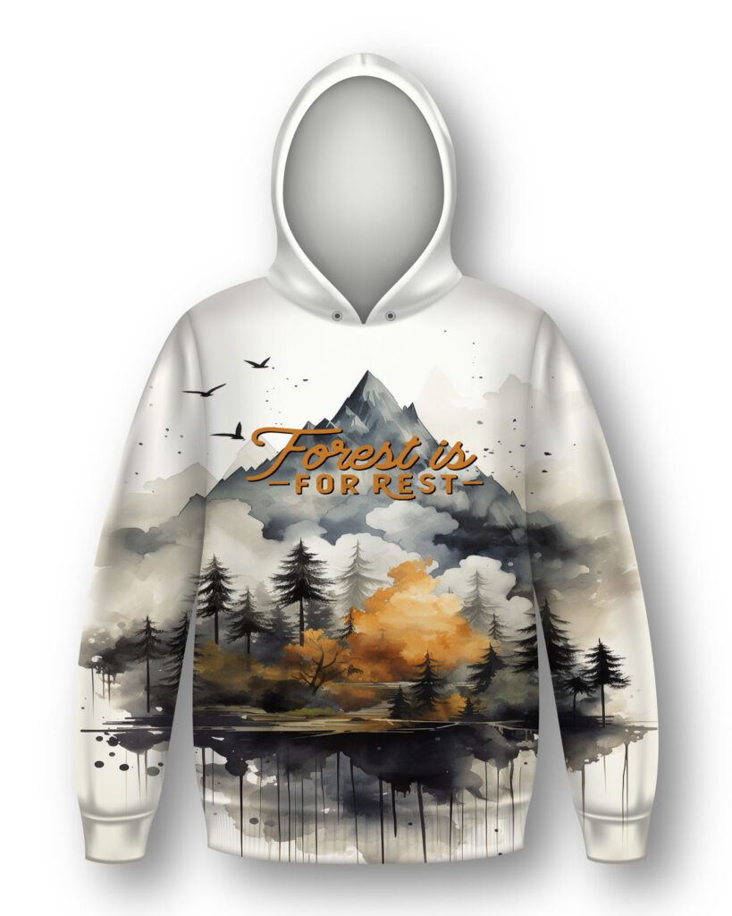 <strong>Bluza z kapturem - overSize </strong><br>ForestIsForRest